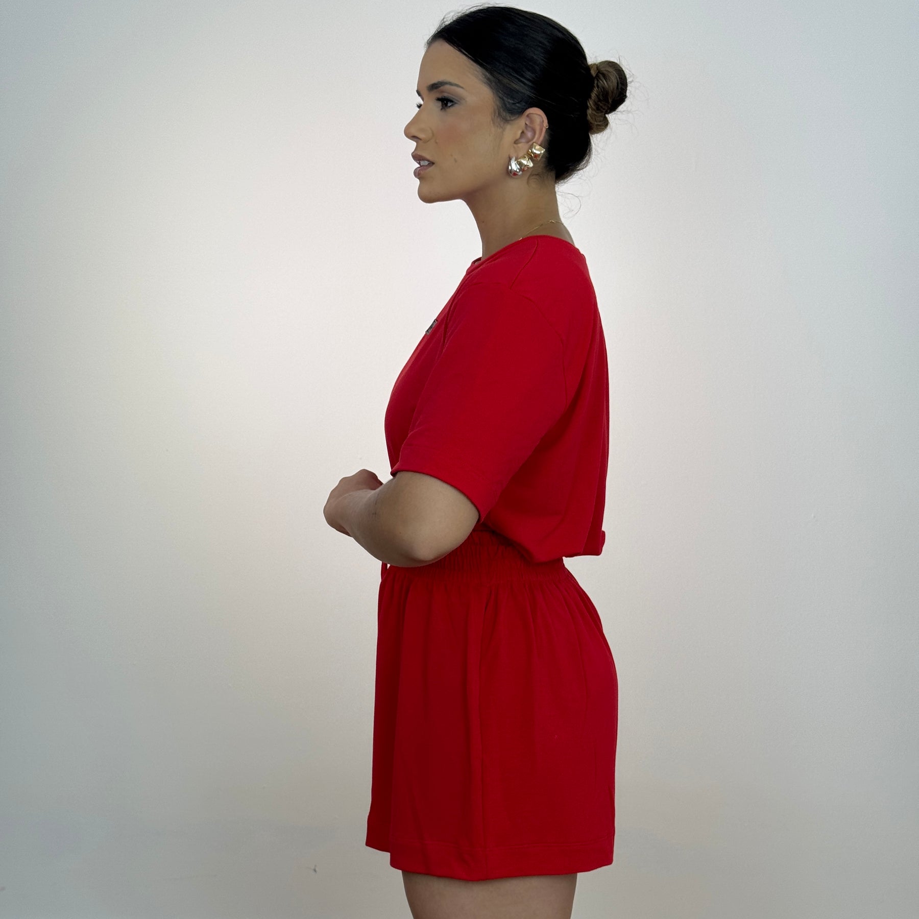 Conjunto AeroLook Short Chic Red