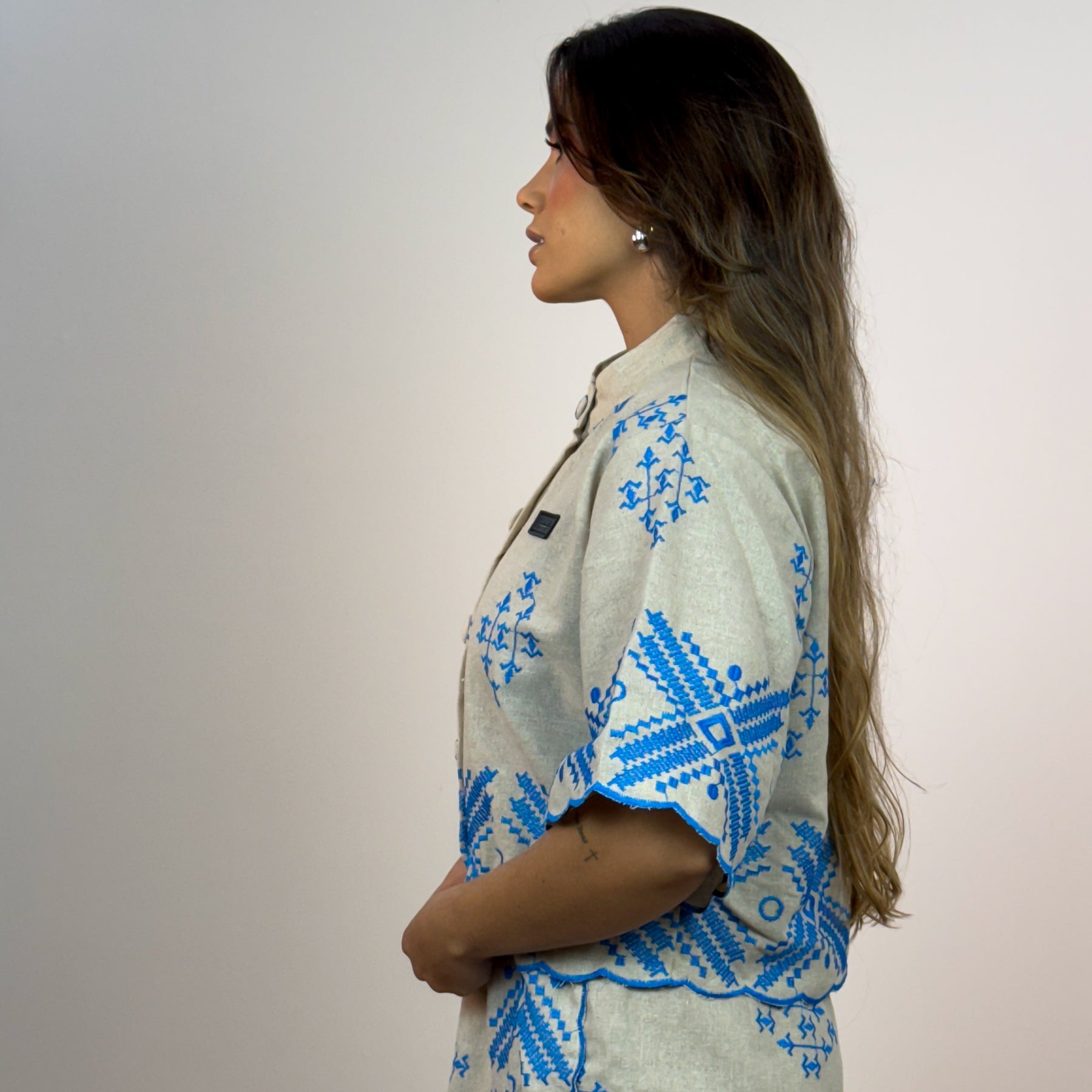 Cropped Royale Bordado Enseada